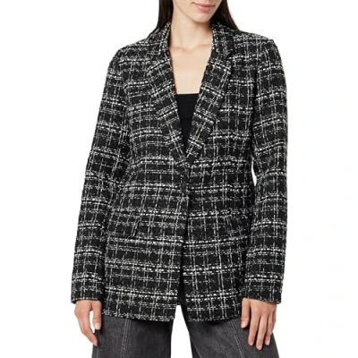 Abbildung von The Drop Blazer für Damen, Blake Lang, Schwarzer Bouclé, XL