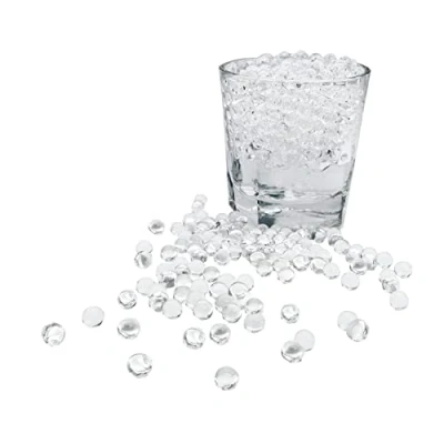 Abbildung von KONFEN Wasserperlen Gelkugeln 20000 Stücke, Durchsichtig Water Beads 7 8mm, Transparent Gelperlen Wasser Dekorativ Gel Perlen für Blumen, Pflanzen, Vase Füllstoff und Deko
