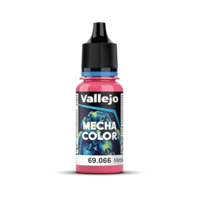 Abbildung von Vallejo AV Mecha Acryl Farbe für Airbrush, 17 ml rot metallic