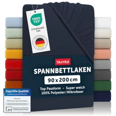 Abbildung von Spannbettlaken Basics, Blumtal, Mikrofaser, Gummizug: rundum, (1 Stück), Bettlaken bis 40cm Matratzenhöhe mit Rundumgummizug