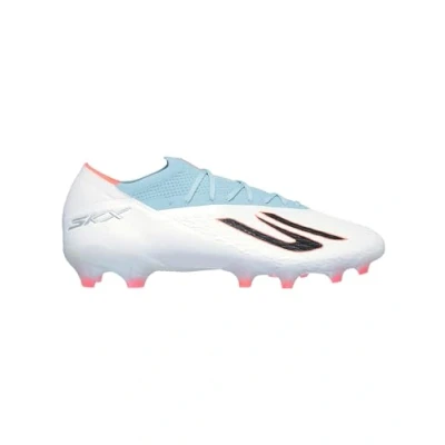 Abbildung von Skechers Performance SKX 2 Elite FG Fußballschuhe für festen Untergrund, Herren, Größe: 39, White/turquoise/pink Schuhe