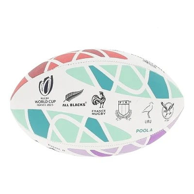 Abbildung von Gilbert Rugby Ball Emblem Weltmeisterschaft 2023