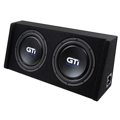 Abbildung von Crunch GTi300T 30 cm (12&#039;) Gehäusesubwoofer mit Passiv Membran