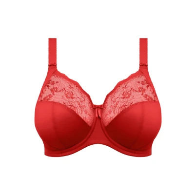 Abbildung von ELOMI Damen El4111 BH mit voller Abdeckung, Undurchsichtige, Rot (Haute Red), 85G