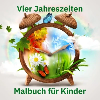Abbildung von Vier Jahreszeiten Malbuch für Kinder: das ganze Jahr