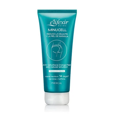 Abbildung von E&#039;LIFEXIR Minucell Anti Cellulite Creme Reduzierung, Strafft und umbaut Body Contour, Reduziert Orangenhaut Mehrfarbig, 200 ml