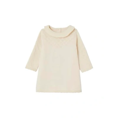 Abbildung von VERTBAUDET Baby Strickkleid Oeko Tex vanille 56
