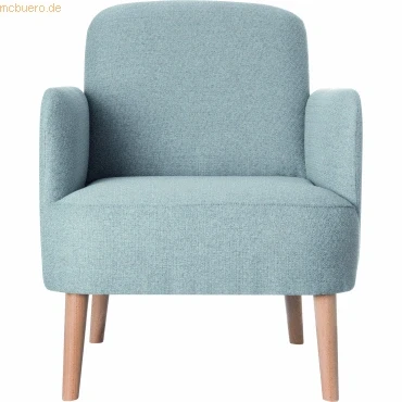 Abbildung von Paperflow Sessel Brooks Retro Look grau