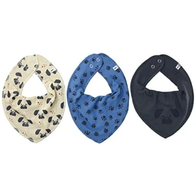 Abbildung von Pippi Unisex Baby Bandana bib Boy Dreieckstücher, Vallarta Blue, One Size