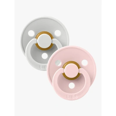 Abbildung von BIBS Schnuller Colour 2er Pack Latex Größe 2, Haze/Blossom