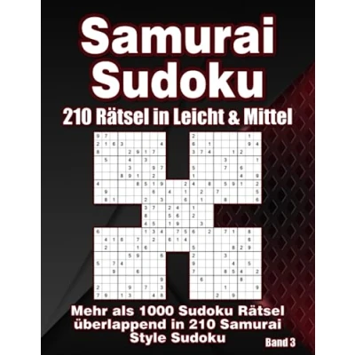 Abbildung von Reise des Samurai: Über 1000 Knifflige Sudoku Rätsel in Leicht &amp; Mittel 210 Samurai Varianten