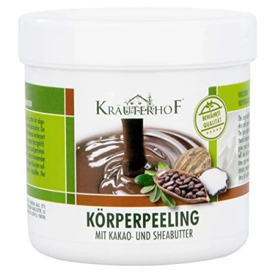 Abbildung von Kräuterhof Körperpeeling mit Kakao und Sheabutter 400g, 2er Pack