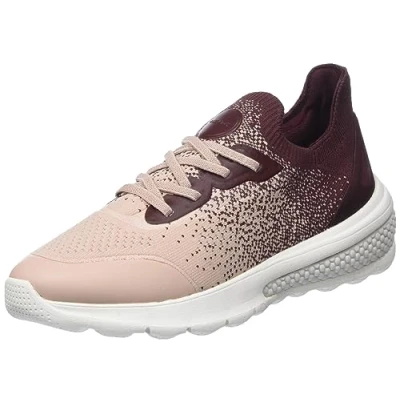 Abbildung von Geox D Spherica Actif Sneaker low, Damen, Größe: 38, Bordeaux Schuhe