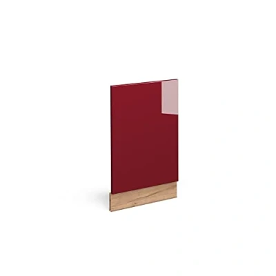 Abbildung von Vicco Frontblende Fame Line, Bordeaux Hochglanz/Goldkraft Eiche, 45 cm ohne Arbeitsplatte