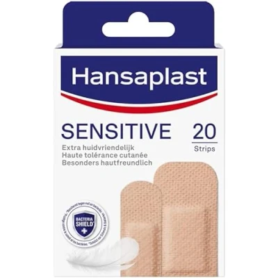 Abbildung von Hansaplast Sensitive Pflasterstrips haut 20 St