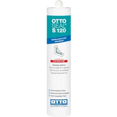 Abbildung von OTTOSEAL S 120 Premium Glasfalz Silikon 310 ml Kartusche C00 transparent
