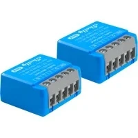 Abbildung von Shelly 1 Mini Gen4, WLAN Smart Relaisschalter, Kanal, 8A, Potentialfreier Kontakt, Hausautomation, Fernsteuerung, Kein Hub Erforderlich, Alexa, Google Home, Apple HomeKit, Zigbee &amp; Matter (2 Stück)