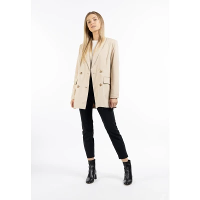 Abbildung von Dreimaster Übergangsjacke Damen Beige