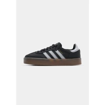 Abbildung von adidas Originals Sambae Sneaker low, Damen, Größe: 35.5, Core black/footwear white/gold metallic Leder