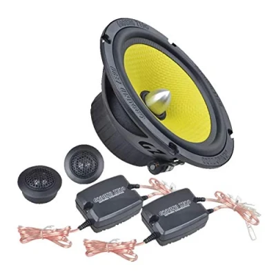 Abbildung von Ground Zero GZTC 165 16,5 cm 3 Ohm 2 Wege Komponenten Lautsprechersystem 150 W Spitzenleistung 1,9 Hochtöner