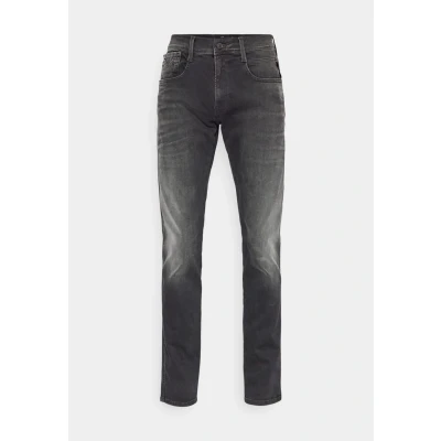 Abbildung von Replay Herren Jeans Anbass Slim Fit Hyperflex mit Stretch, Schwarz (Black 098), 31W / 34L