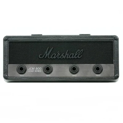 Abbildung von P Pluginz Marshall Stealth Jack Rack zur Wandmontage inkl. 4 Gitarrenstecker Schlüsselanhänger und 1 Set Einfache Installation