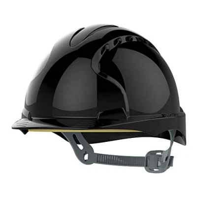 Abbildung von JSP EVO 2 Schutzhelm mit Gleitverschluss Schwarz belüftet (AJF030 001 100)