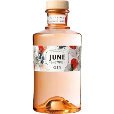 Abbildung von G&#039;Vine June Pfirsich Gin 700ml 37.5% Vol Fruchtige Noten des Pfirsichs Frischer Geschmack von Sommerfrüchten