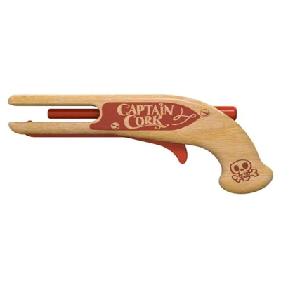 Abbildung von Neue Freunde Captain Cork Korkpistole aus Buchenholz