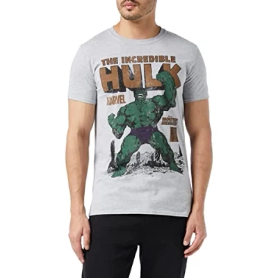 Abbildung von Marvel Herren Hulk Rage T Shirt, Blau (Navy Navy), XX Large
