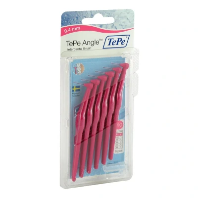 Abbildung von Tepe Angle Interdentalbürste 0,4mm pink