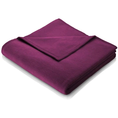 Abbildung von Biederlack Wohndecke &quot;Wohndecke Cotton Home&quot;, im Uni Design, Kuscheldecke