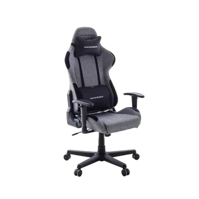 Abbildung von Robas Lund DXRacer 4.2 FD01 L/GN New Gaming / Büro Schreibtischstuhl, mit Wippfunktion Stuhl Höhenverstellbarer Drehstuhl PC Ergonomischer Chefsessel, grau schwarz