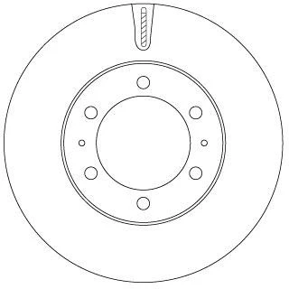 Abbildung von TRW DF7827S Bremsscheibe 318 28 6 139,7 Belüftet lackiert TOYOTA: FJ Cruiser