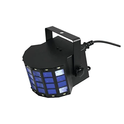 Abbildung von EUROLITE LED Mini D 6 Hybrid Strahleneffekt Handlicher Effekt mit Derby und Strobe in einem Gerät Auto Modus, Musiksteuerung, interne Programme,
