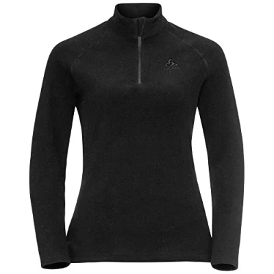 Abbildung von ODLO Midlayer RIGI Fleecepullover, Damen, Größe: 42, Schwarz