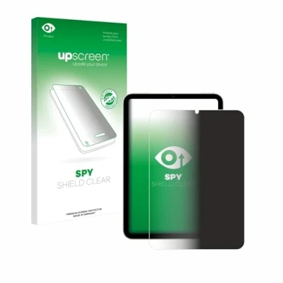 Abbildung von upscreen Anti Spy Blickschutzfolie für Apple iPad Mini 7 WiFi 2024 Privacy Screen Displayschutz Folie [Sichtschutz, Blaulichtfilter]
