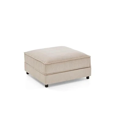Abbildung von ATLANTIC home collection Hocker &quot;Valan&quot;, mit Cord Bezug, frei stellbar