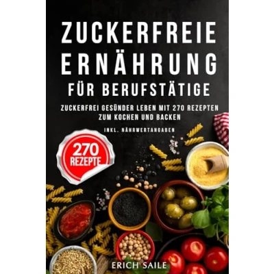 Abbildung von ZUCKERFREIE ERNÄHRUNG FÜR BERUFSTÄTIGE: Kochbuch ohne Zucker Zuckerfrei gesünder leben mit 270 Rezepten zum Kochen und Backen inkl. Nährwertangaben