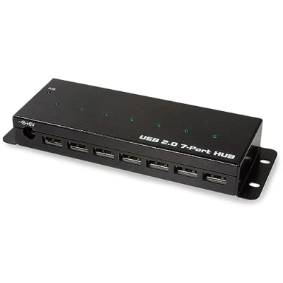 Abbildung von LogiLink UA0318 USB 2.0 Hub, 7 Ports, Industrieausführung
