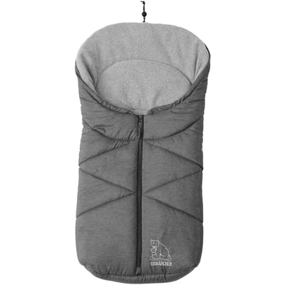 Abbildung von Heitmann Felle Fußsack &quot;Eisbärchen Kleiner Winterfußsack&quot;, mit Fleecefutter, für Baby Tragschalen, Kinderwagen u.v.m