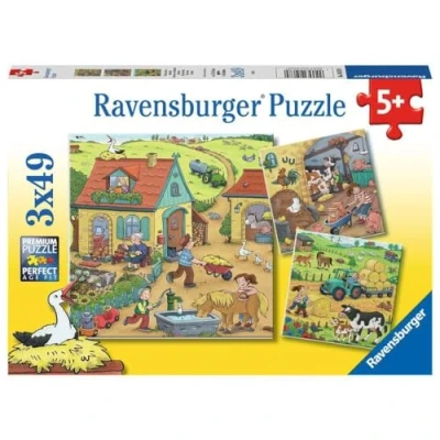 Abbildung von Ravensburger VIEL LOS AUF DEM Bauernhof P Puzzle für Kinder, Größe: One Size, Multi coloured