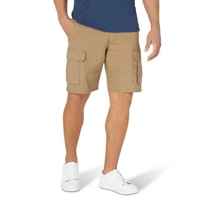 Abbildung von Wrangler Authentics Herren Klassische Cargo Stretch Shorts Cargos, Versteinertes Eichenholz, 56