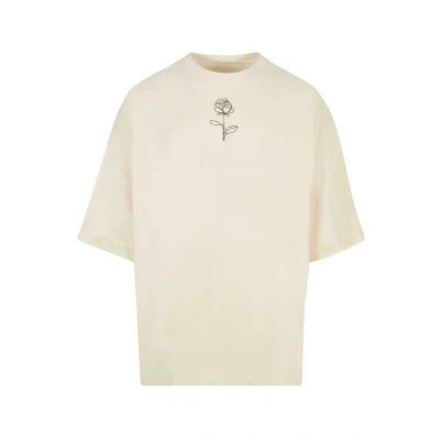 Abbildung von Merchcode Spring ROSE HUGE Tshirt print, Herren, Größe: Large, Whitesand