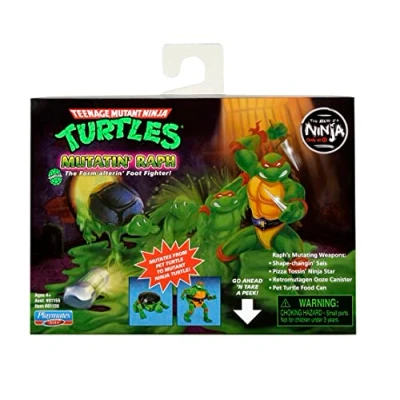 Abbildung von Playmates Toys Actionfigur Teenage Mutant Ninja Turtles Classic Mutatin, Figur mit verwandel Funktion
