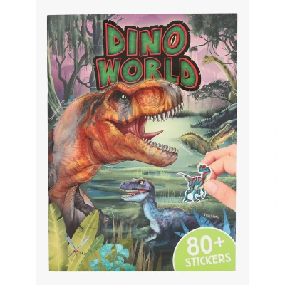 Abbildung von Dino World Bastelbuch mit Schaumstickern