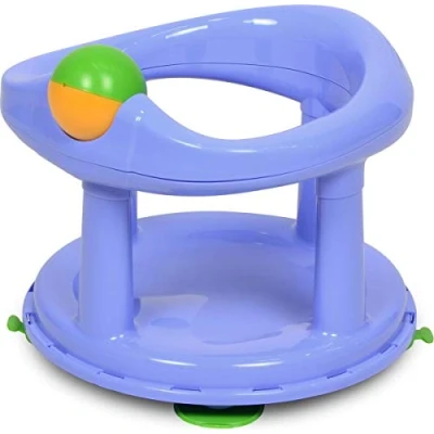Abbildung von Safety 1st 360 drehbarer Badesitz, ergonomischer Sitz für die Badewanne mit Rollball und 4 Saugnäpfen, nutzbar ab ca. 6 Monaten bis max. 10 kg, pastel, hellblau, 32110009