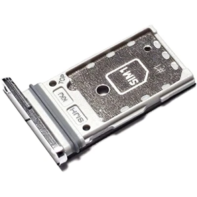 Abbildung von Simkartenhalter passend für Samsung Galaxy S22 Ultra 5G (SM S908B, SM S908B/DS, Dual SIM), Serviceware, Weiss