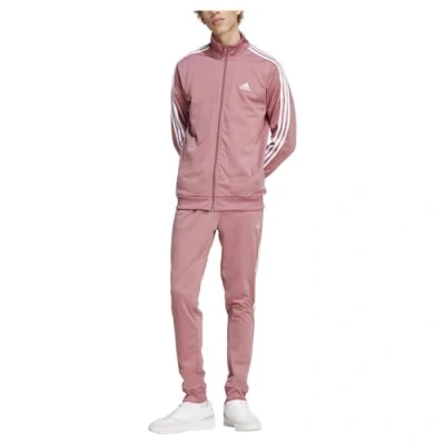 Abbildung von adidas SPORTSWEAR BASIC 3S TRICOT TRACKSUIT, Herren Trainingsanzug, preloved crimson,