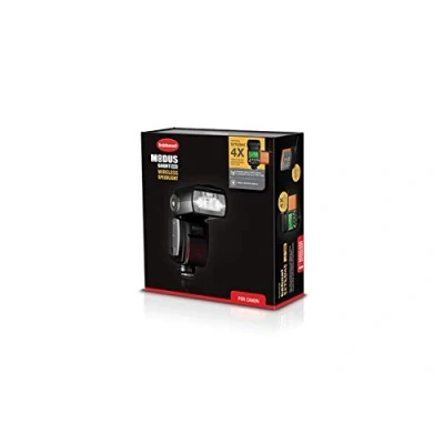 Abbildung von Hähnel MODUS 600RT MK II Blitzgerät für Canon Drahtlose Verbindung TTL, Manuell &amp; Multi Modi Schnellverriegelter Blitzschuh Integrierter 2.4GHz Funkempfänger sender